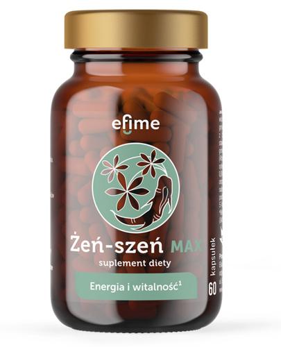 Efime Żeń-szeń MAX, 60 kapsułek zdjęcie