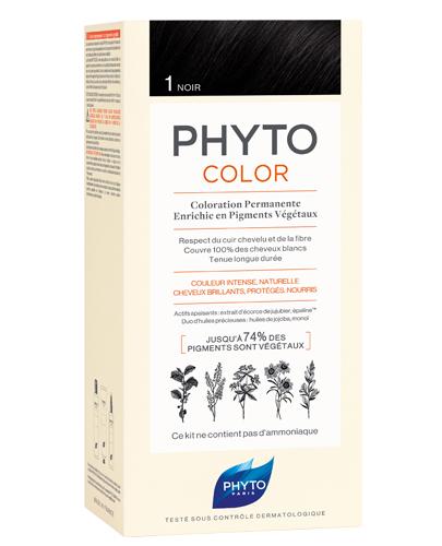 PHYTO COLOR Farba do włosów, 1 CZARNY zdjęcie