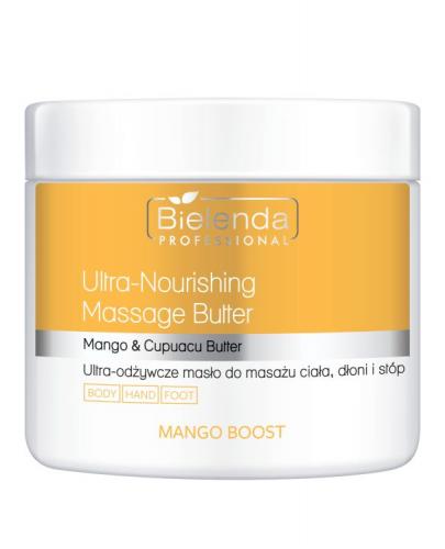 Bielenda Professional Mango Boost, Masło do masażu ciała, dłoni i stóp ultra-odżywcze, 500 ml zdjęcie