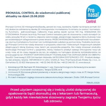 Pronasal Control 50 µg/dawkę aerozol do nosa 60 dawek