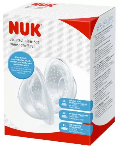 NUK muszle laktacyjne 2 sztuki [252067] zdjęcie
