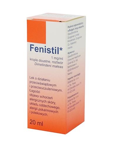 DELFARMA FENISTIL Krople - 20 ml zdjęcie