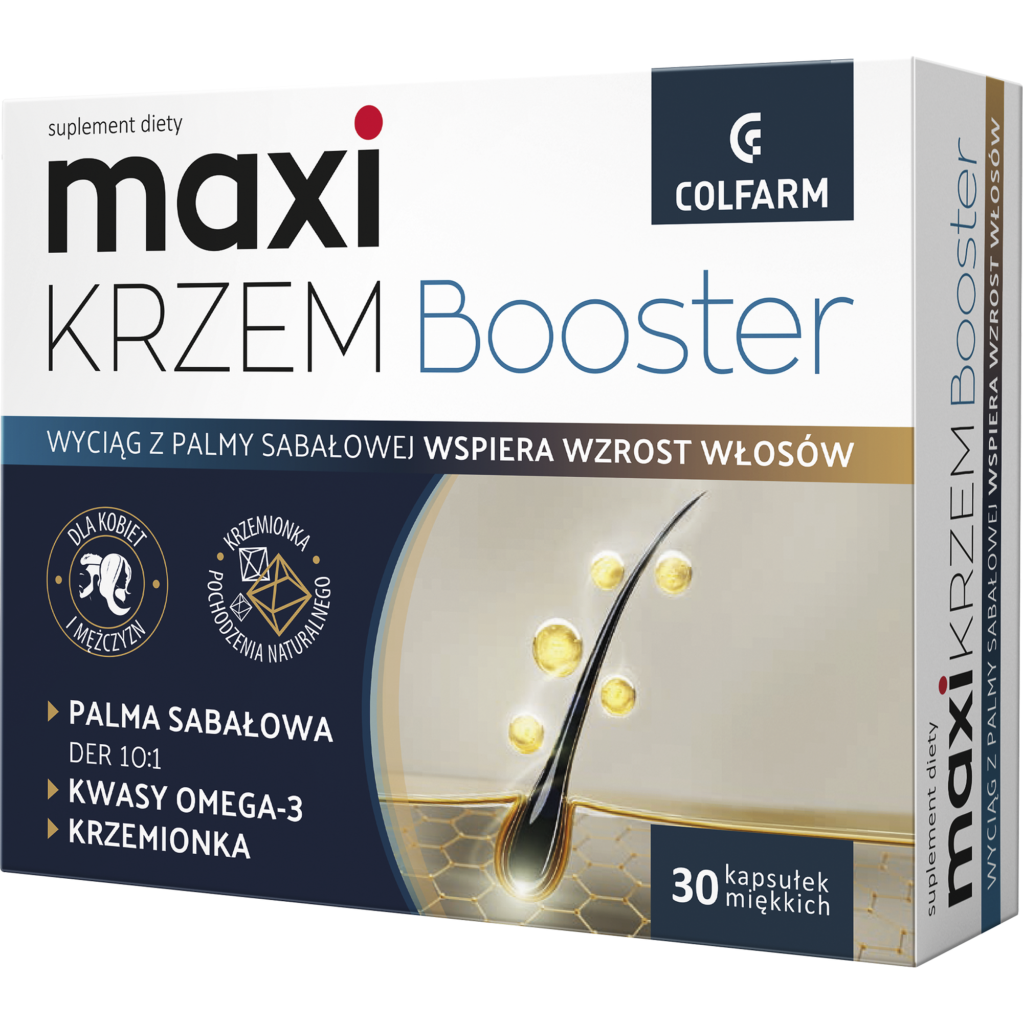 Maxi Krzem Booster, kapsułki, 30 sztuk