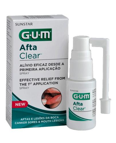 SUNSTAR GUM AFTA CLEAR Spray, 15 ml  zdjęcie