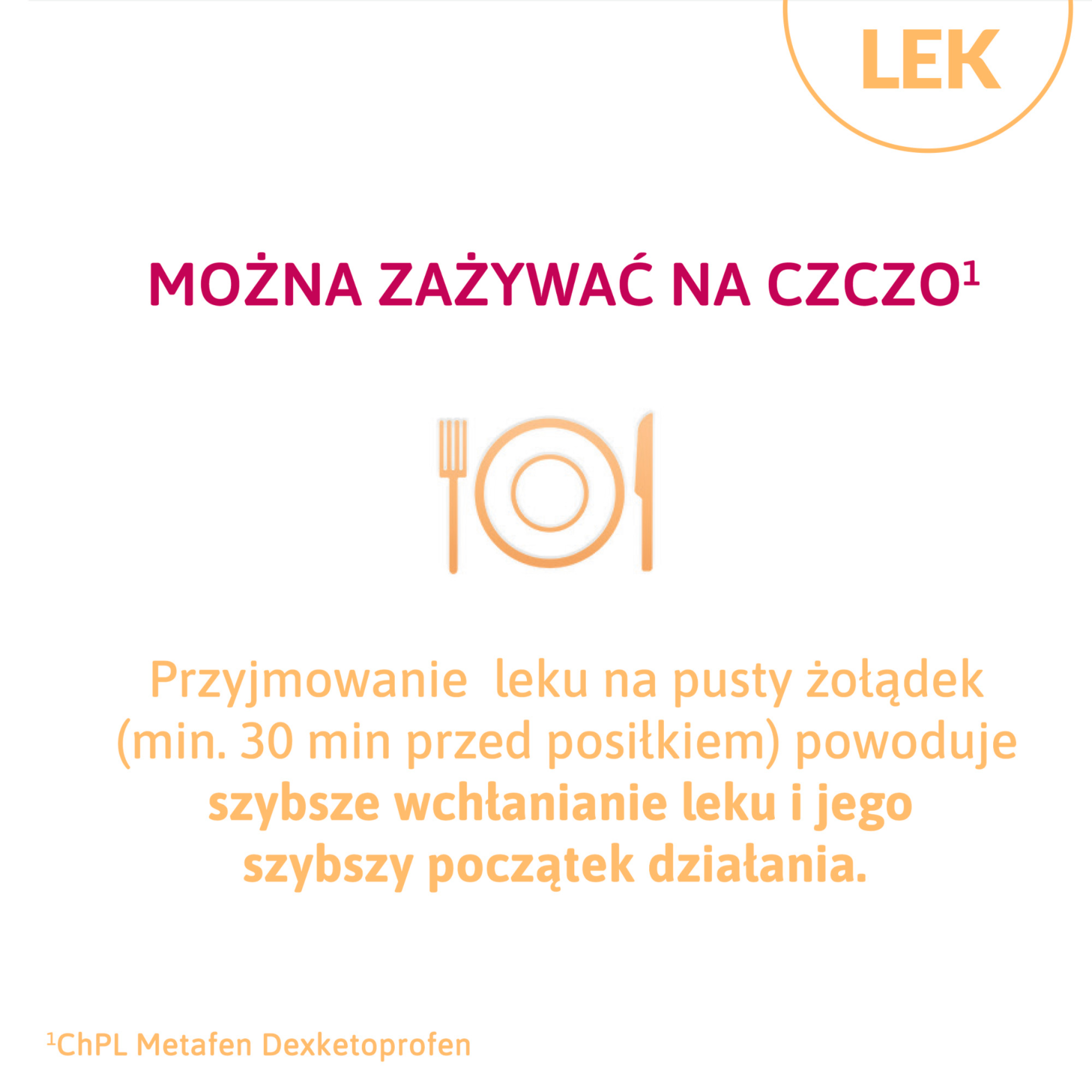 Metafen Dexketoprofen, 20 tabletek