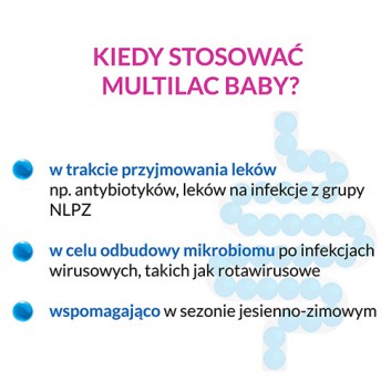MULTILAC BABY Synbiotyk krople, 5 ml