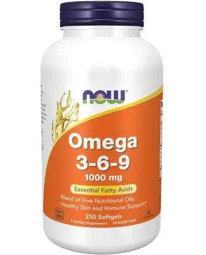 NOW Foods Omega 3-6-9 1000mg 250 kapsułek zdjęcie