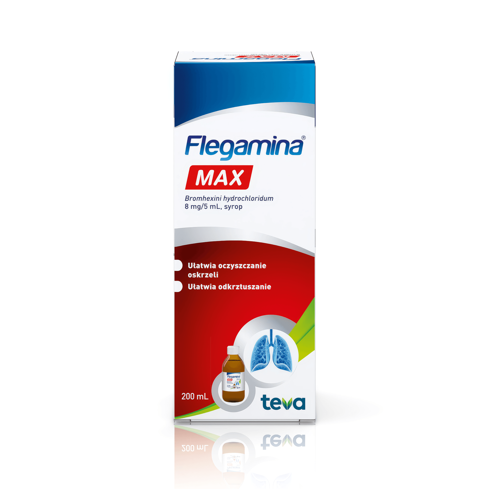 Flegamina Max 8 mg/5 ml, syrop, 200 ml zdjęcie