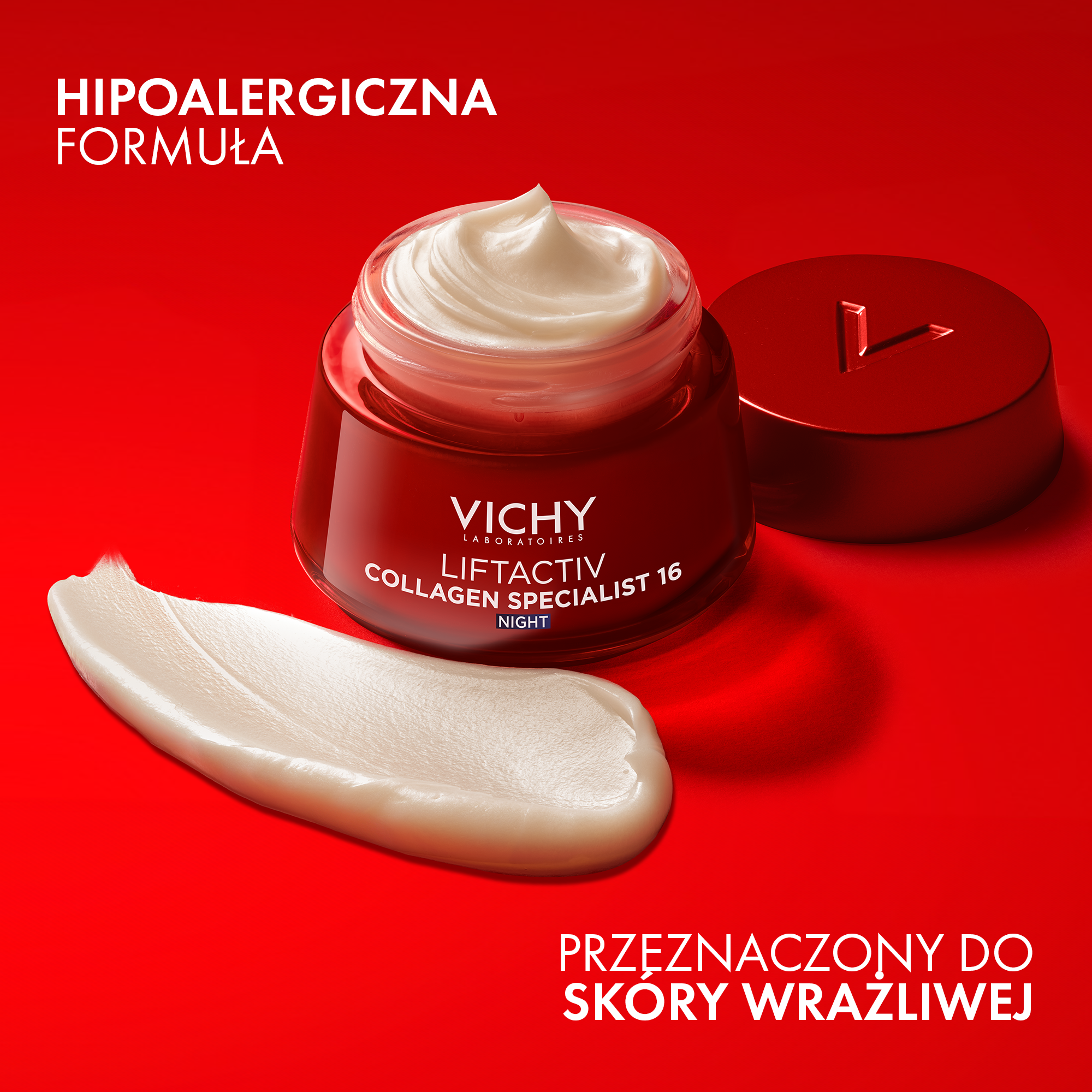 Vichy, Liftactiv Collagen Specialist, krem przeciwzmarszczkowy na noc, 50 ml