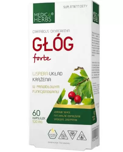 Medica Herbs Głóg Forte 60 kapsułek zdjęcie