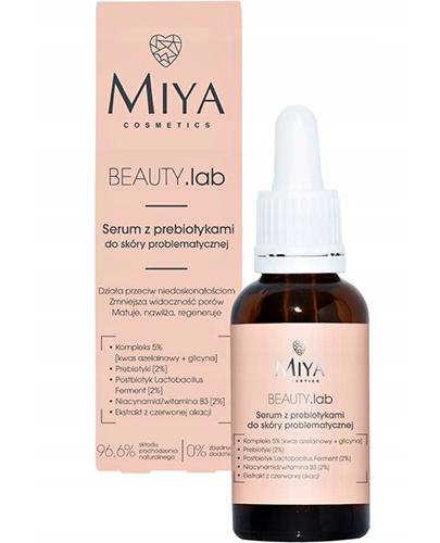 Miya Beauty.lab Serum z prebiotykami do skóry problematycznej, 30 ml, cena, opinie, skład zdjęcie