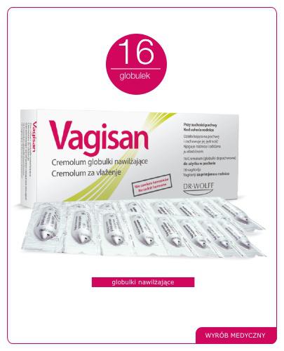 Vagisan Cremolum globulki nawilżające 16 sztuk zdjęcie