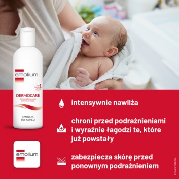 Emolium Dermocare, emulsja do kąpieli od 1. dnia życia, 200 ml