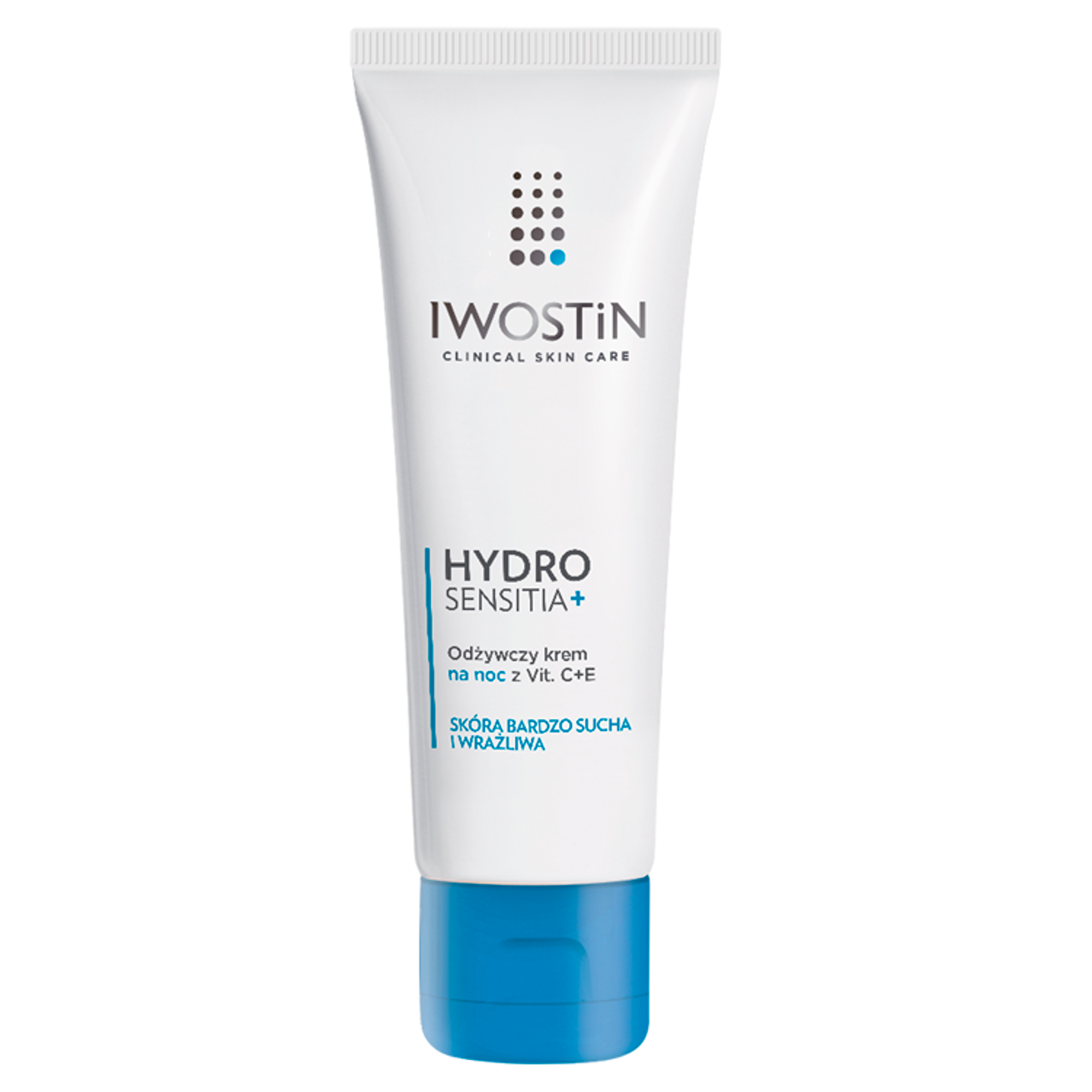 Iwostin Sensitia, krem odżywczy na noc z witaminami C+E, 50 ml