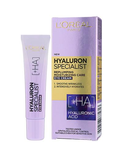 L'oreal Paris Hyaluron Specialist Wypełniająca kuracja nawilżająca krem pod oczy, 15 ml  zdjęcie
