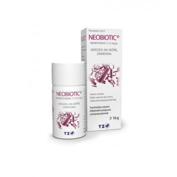 Neobiotic 11,72 mg/g aerozol na skórę 16 g