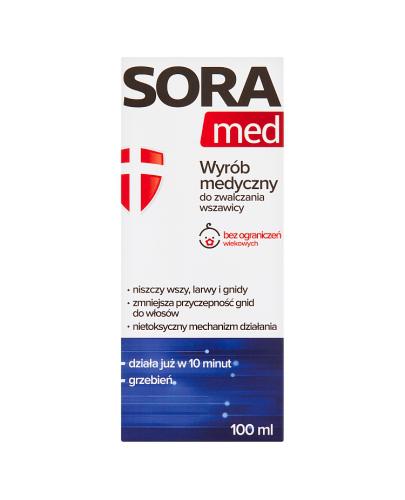 SORA MED Płyn do zwalczania wszawicy - 100 ml - cena, stosowanie, opinie  zdjęcie