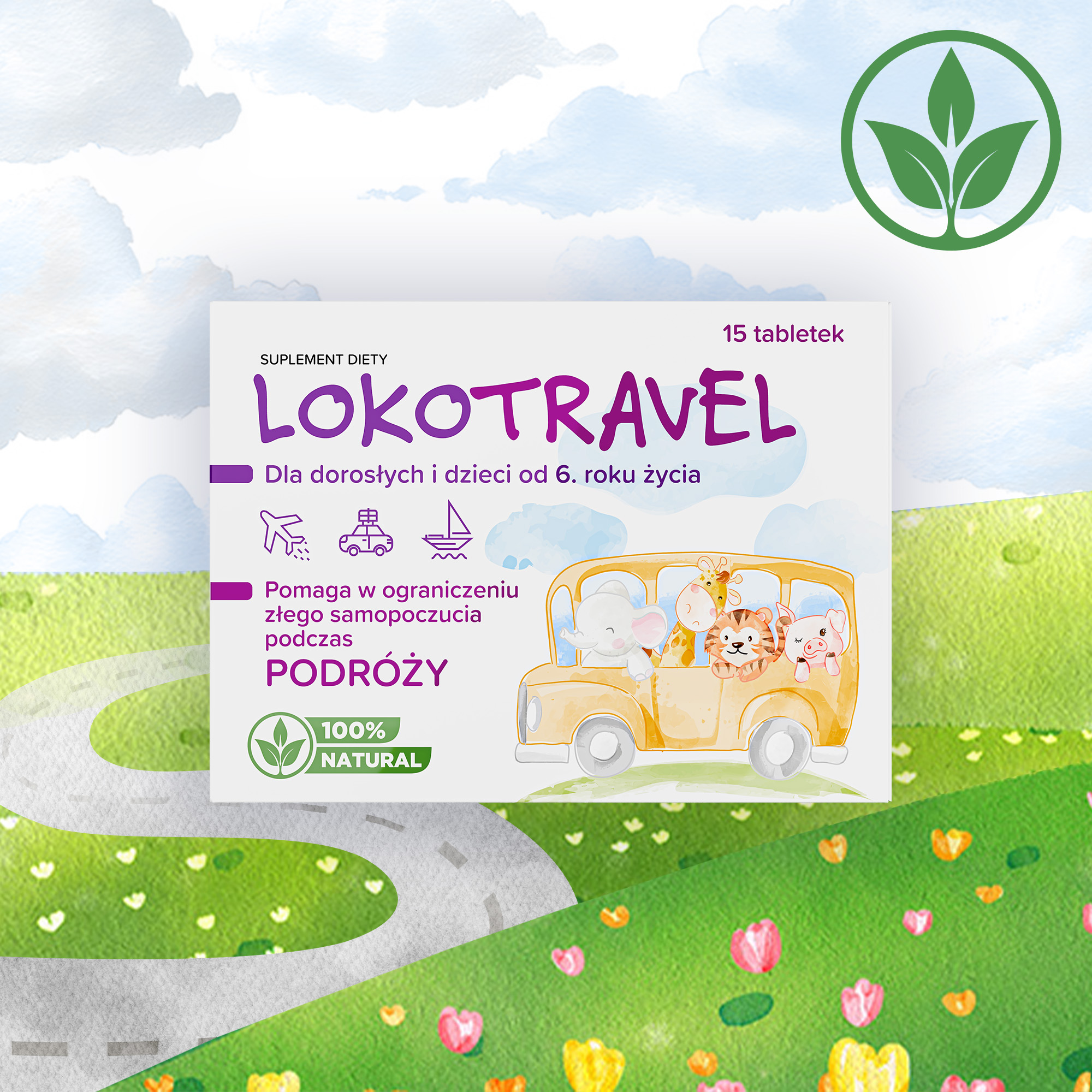 Lokotravel, tabletki, 15 sztuk