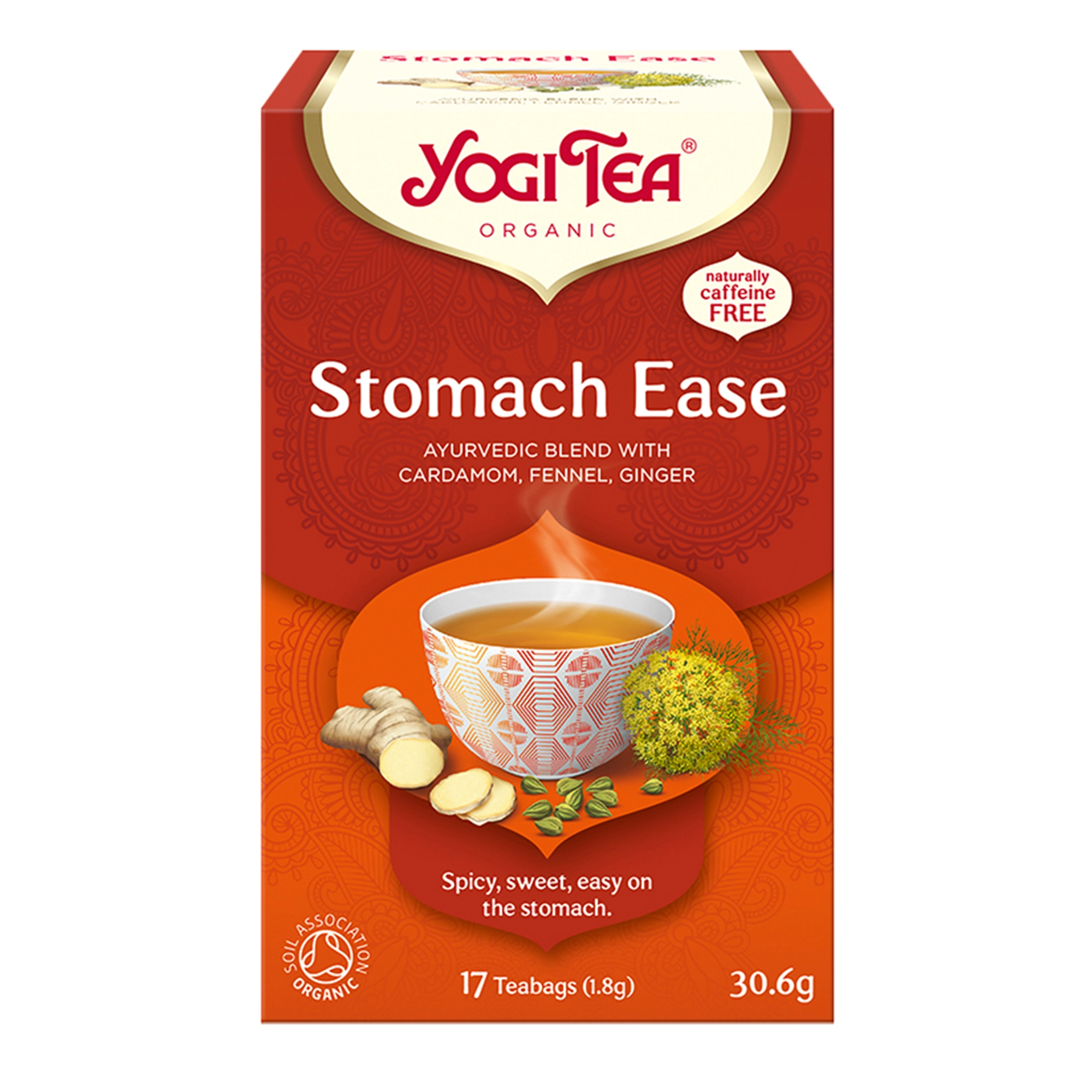 Yogi Tea Organic STOMACH EASE Na trawienie BIO - 17 sasz. zdjęcie
