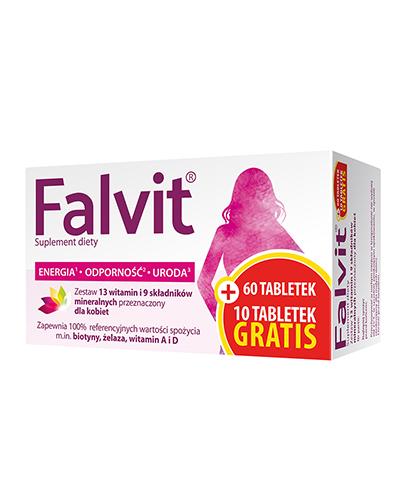 Falvit, tabletki, 60 + 10 sztuk zdjęcie