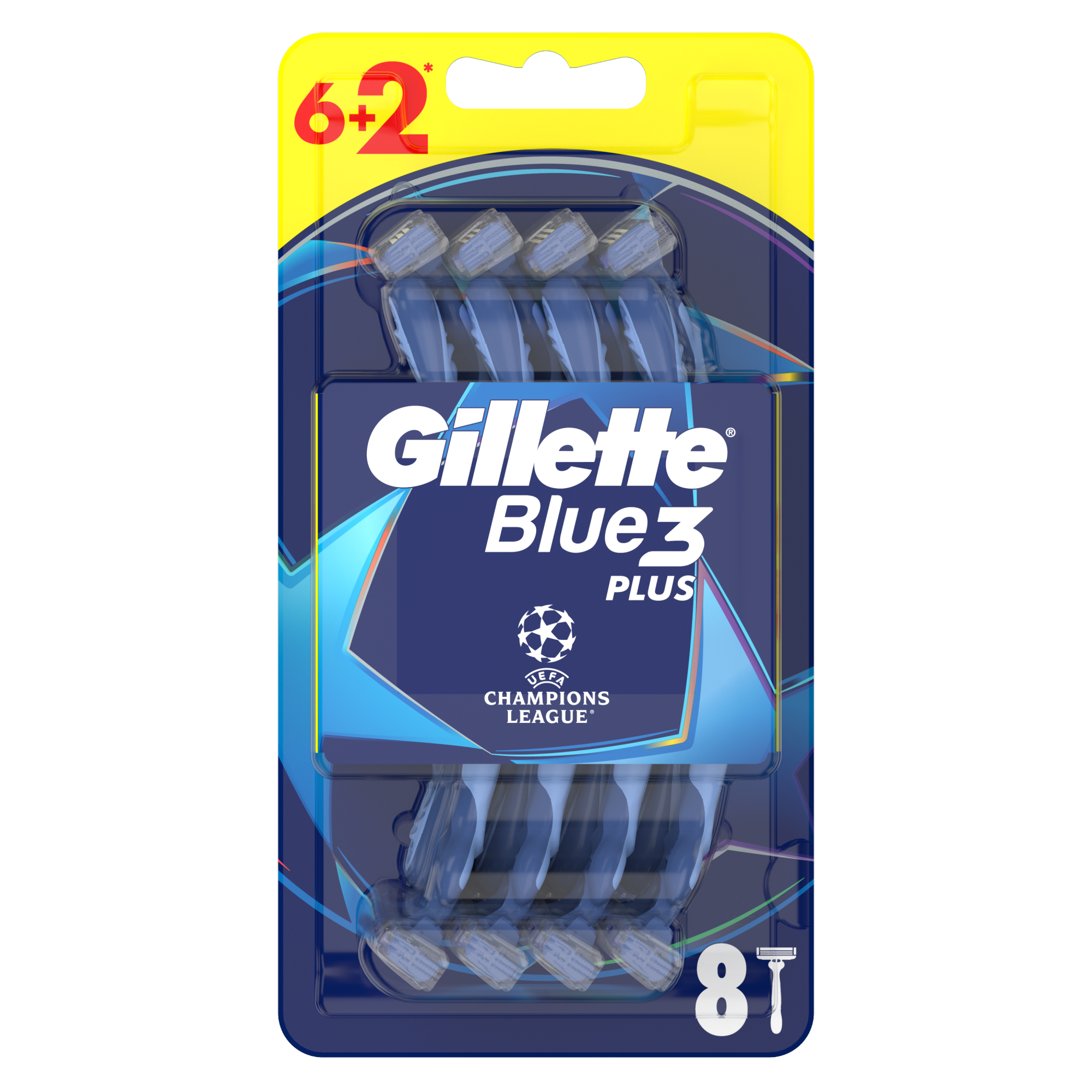 Gillette Blue3 Plus Comfort, maszynki jednorazowe dla mężczyzn, 8 sztuk zdjęcie