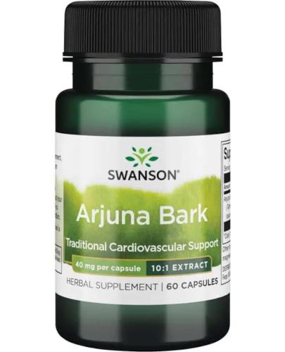 SWANSON Full Spectrum Arjuna Bark 10:1 Extract - 60 kaps. - układ sercowo-naczyniowy - cena, opinie, wskazania zdjęcie