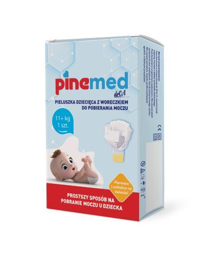 Pine Med Pieluszka z woreczkiem do pobierania moczu dziecięca 11+ kg, 1 sztuka zdjęcie
