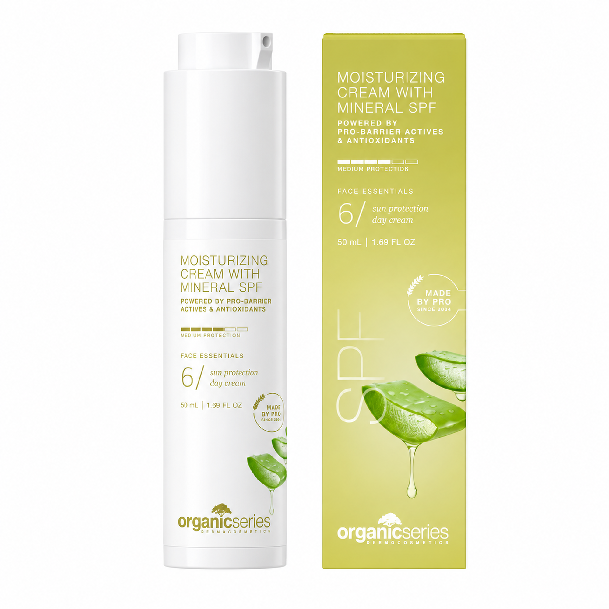 Organic Series Krem nawilżający z naturalnym filtrem SPF, 50 ml zdjęcie