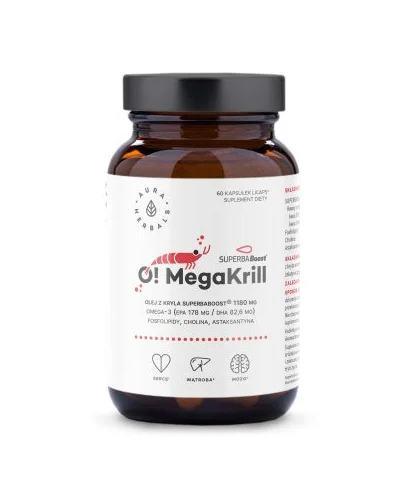 O! MegaKrill 1180 mg, 60 kapsułek zdjęcie