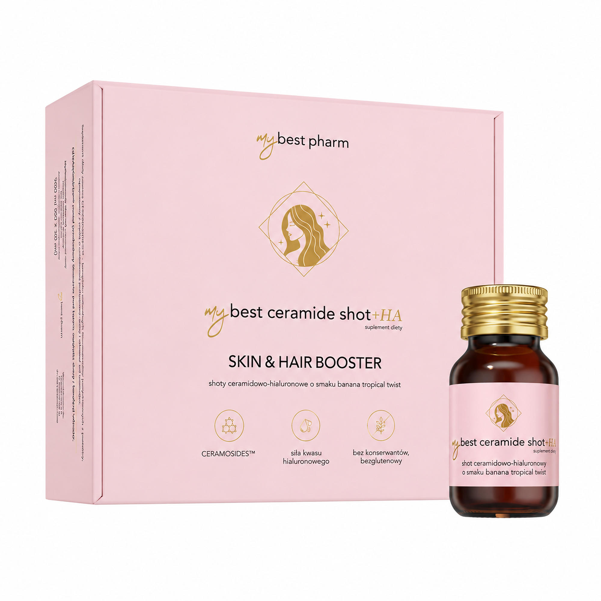 MyBestCeramide Shot+HA, 30 ml x 30 sztuk zdjęcie