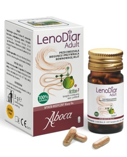 ABOCA Lenodiar Adult - 20 kaps. W ostrych biegunkach u dorosłych i młodzieży. zdjęcie
