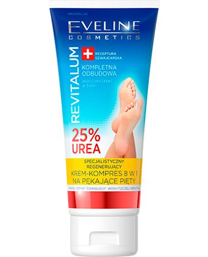 Eveline Revitalum Krem-kompres 8 w 1 na pękające pięty 25% urea, 100 ml, cena, opinie, właściwości  zdjęcie
