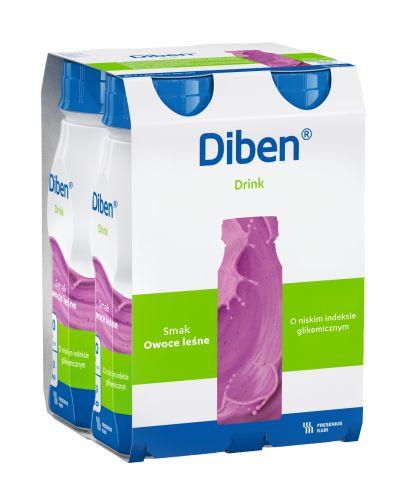DIBEN DRINK O smaku owoców leśnych, 4 x 200 ml zdjęcie