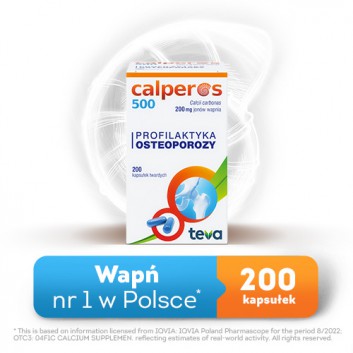Calperos 500 mg 200 kapsułek