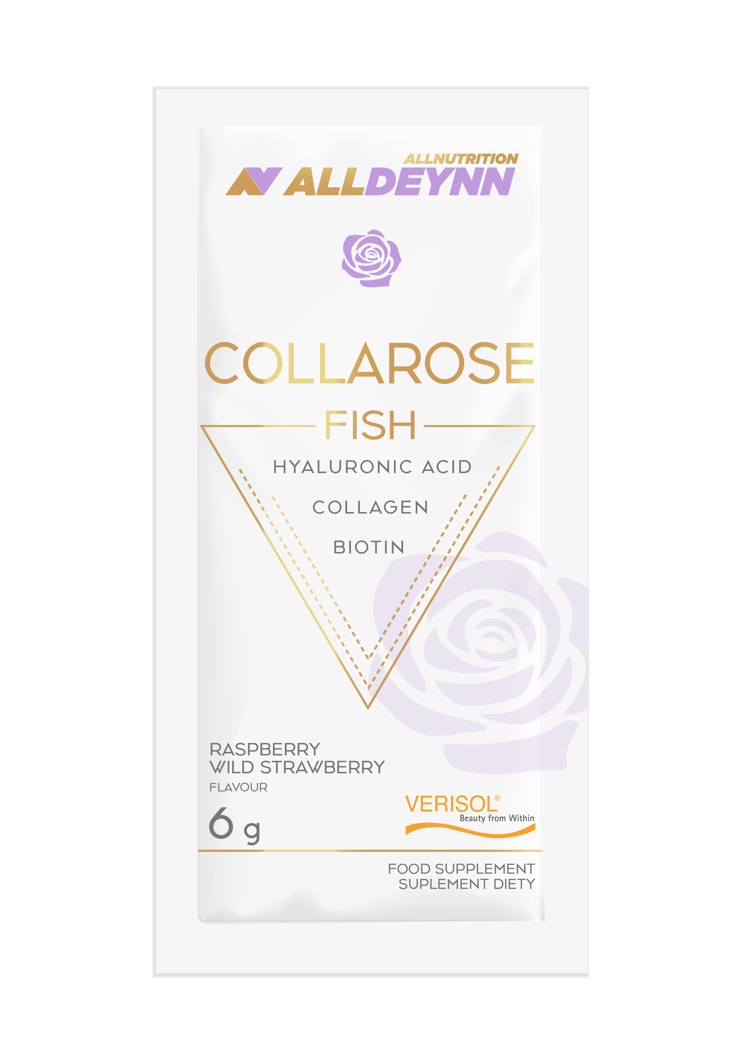 Alldeynn, Collarose Fish Raspberry Wild Strawberry, 6 g zdjęcie