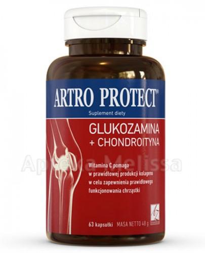 A-Z ARTRO PROTECT Glukozamina+ Chondroityna - 63 kaps. Kompleksowa ochrona i 'odżywianie' stawów zdjęcie