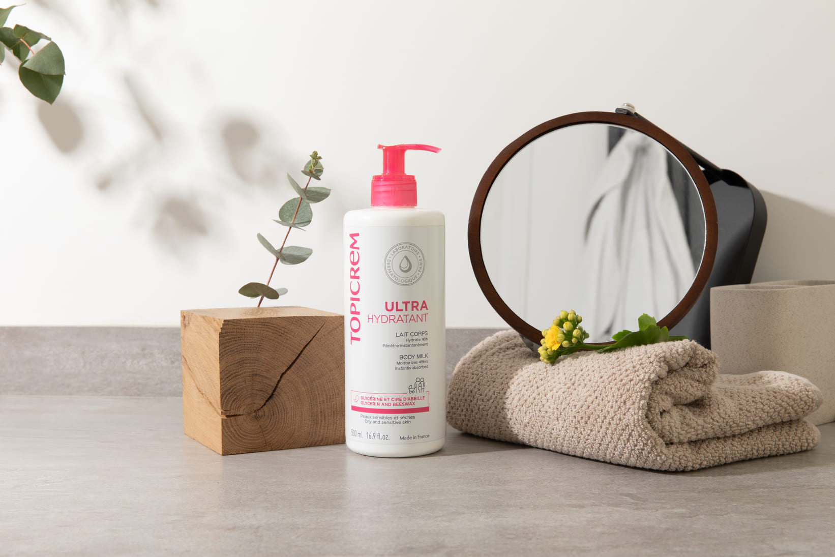 Topicrem, Ultra-Moisturizing Body Milk, ultranawilżające mleczko do ciała, 500 ml