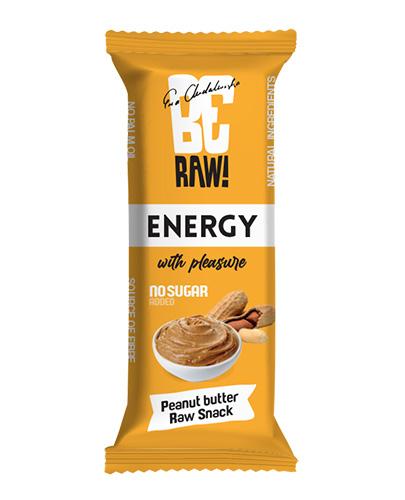 BeRAW! Energy, Baton energetyczny, masło orzechowe, 40 g zdjęcie