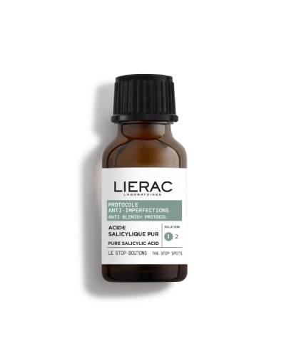 Lierac Protocole, Koncentrat Stop-Wypryskom Czysty Kwas Salicylowy, redukcja niedoskonałości, 15 ml zdjęcie