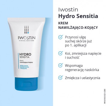 IWOSTIN HYDRO SENSITIA Krem nawilżająco-kojący - 150 ml