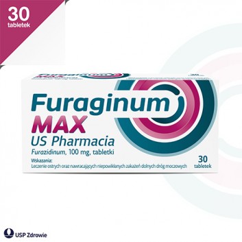 Furaginum Max Us Pharmacja 100mg 30 tabletek