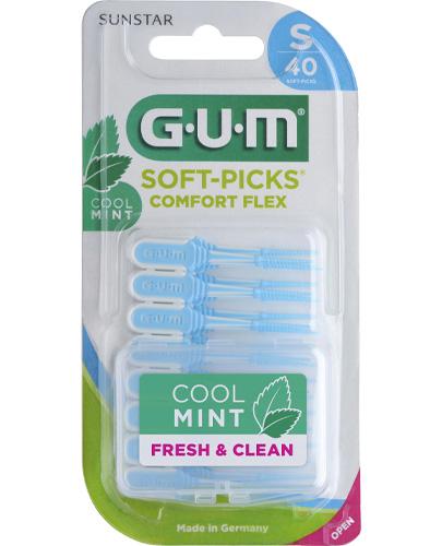 GUM Soft-Picks Comfort-flex gumowe szczoteczki międzyzębowe miętowe małe 40 sztuk zdjęcie