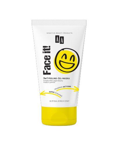 AA FACE IT! 3w1 Peeling-żel-maska, 150 ml zdjęcie