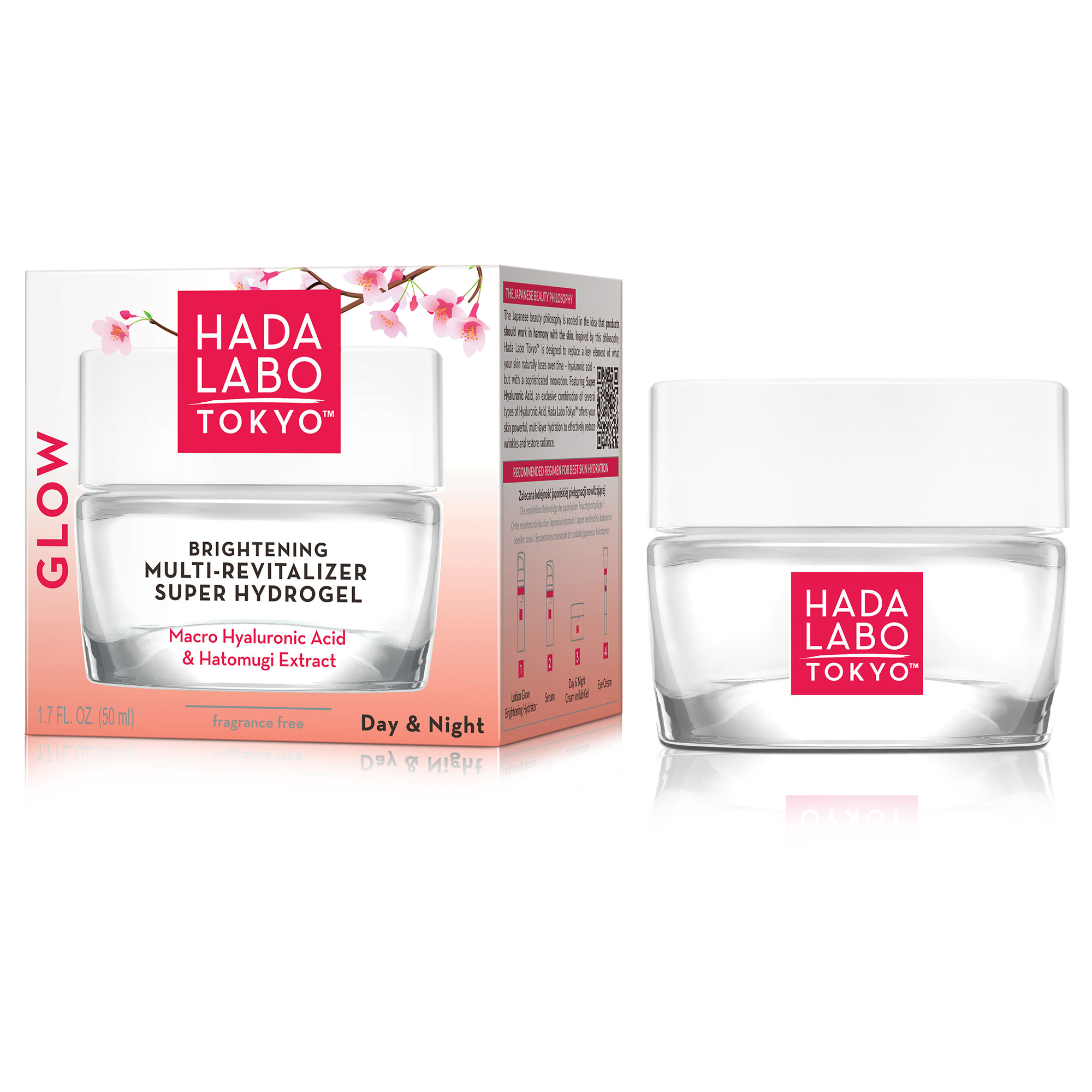 Hada Labo Tokyo, Glow Multi-Revitalizer Hydrogel, hydrożel do twarzy rozświetlający, 50 ml zdjęcie