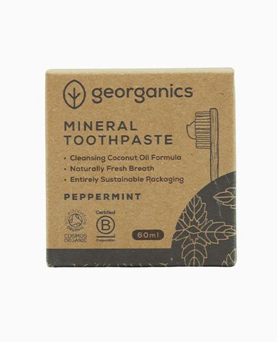 Georganics, Mineralna pasta do zębów w słoiku English Peppermint, 60 ml zdjęcie