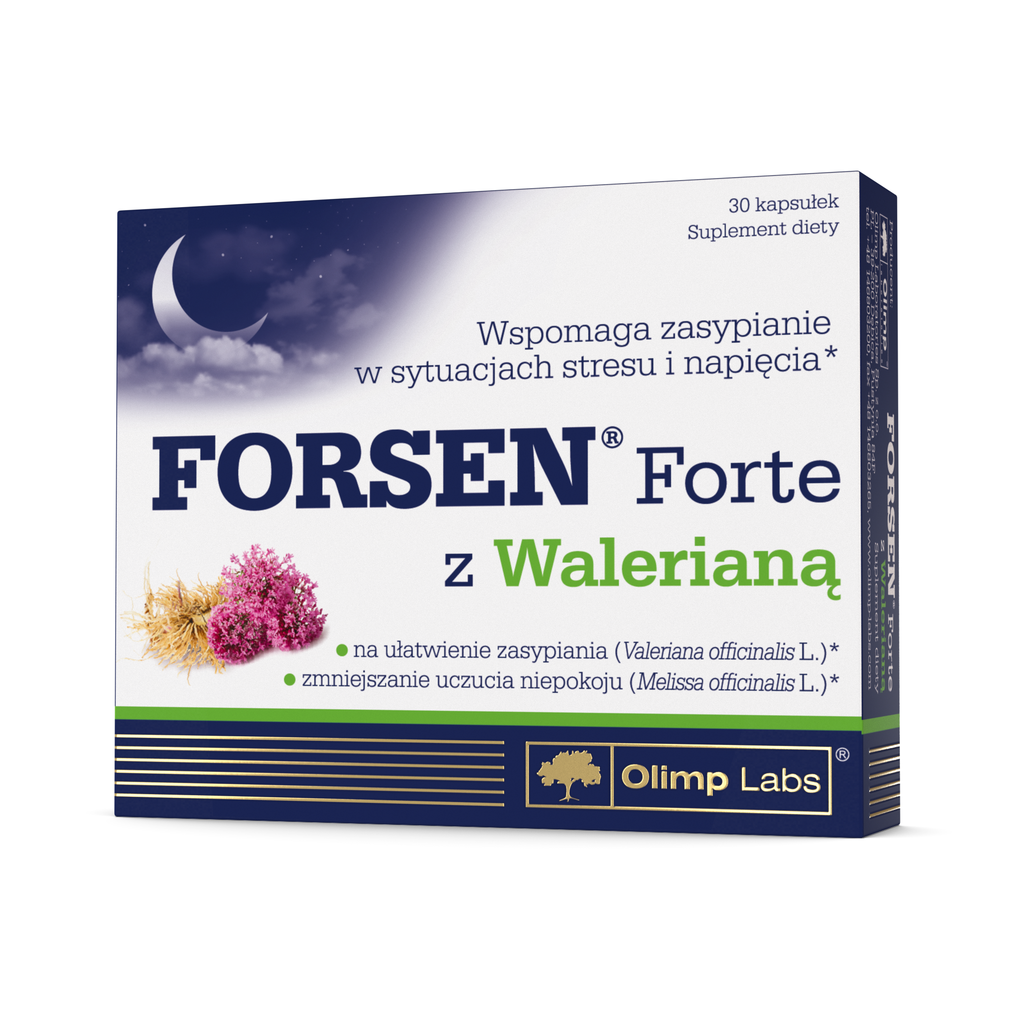 Olimp Labs Forsen Forte z Walerianą - Na Sen - 30 kaps. zdjęcie