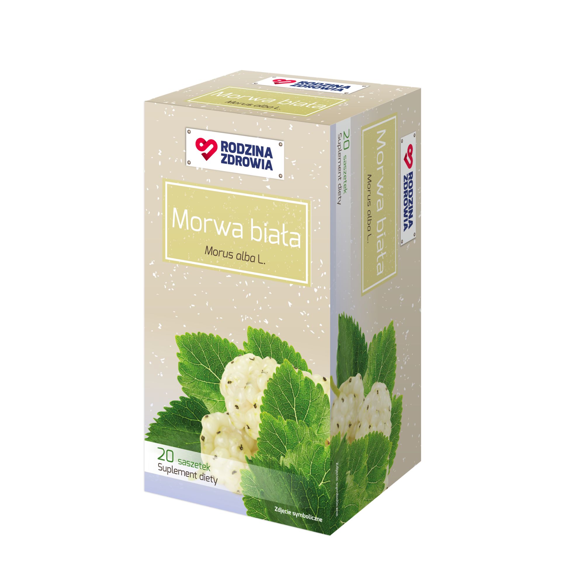 Rodzina Zdrowia Morwa biała 2000mg zioła do zaparzania 20 saszetek zdjęcie