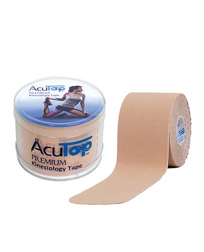 AcuTop Premium Kinesiology Tape 5 cm x 5 m beżowy, 1 sztuka, cena, opinie, stosowanie zdjęcie