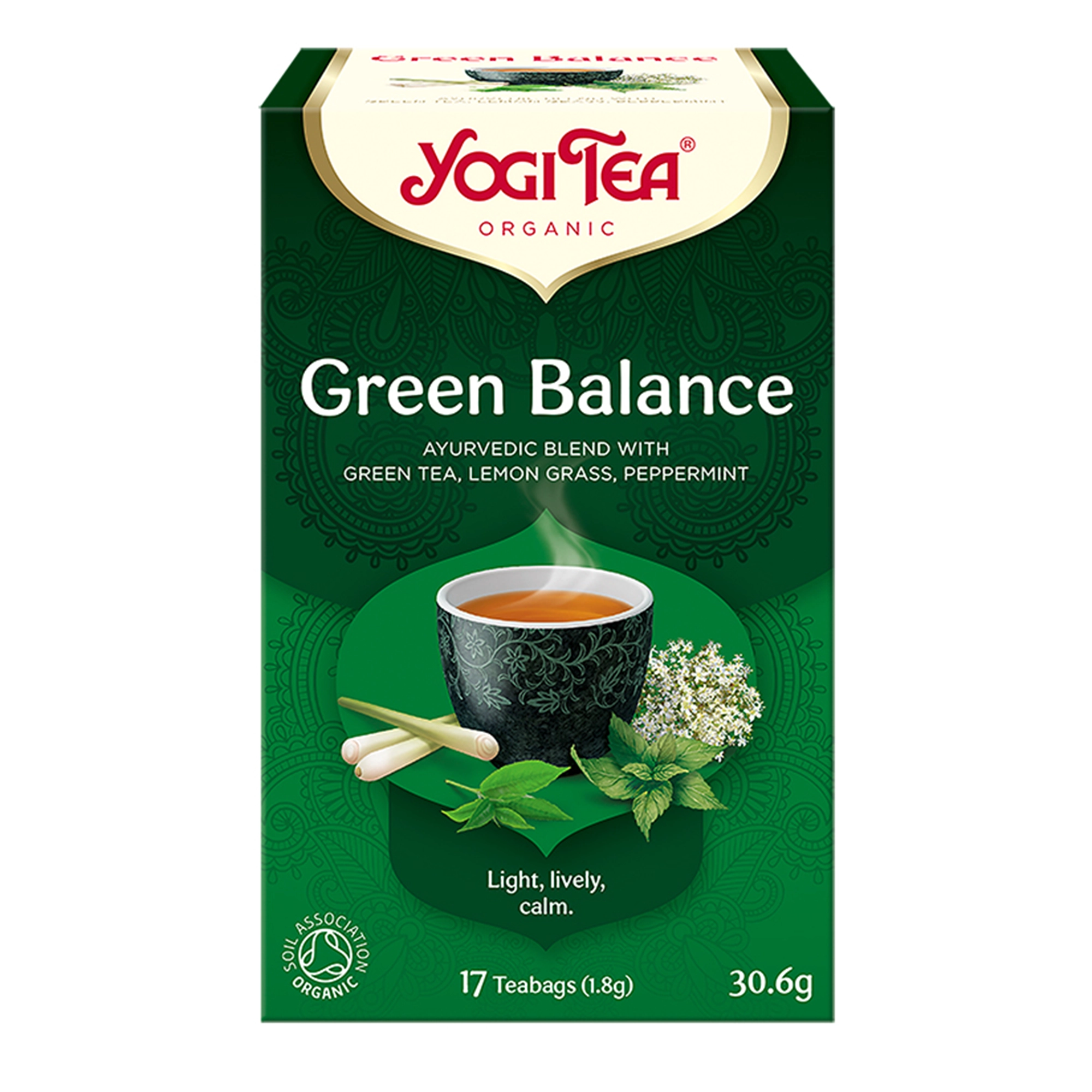 Yogi Tea Organic GREEN BALANCE Zielona harmonia BIO - 17 sasz. zdjęcie