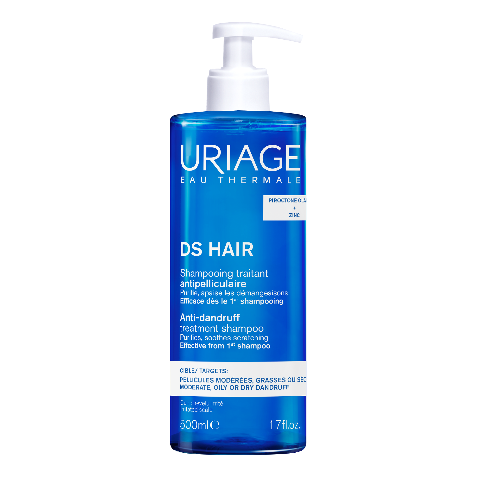 Uriage Ds Hair Delikatny szampon przeciwłupieżowy, 500 ml zdjęcie